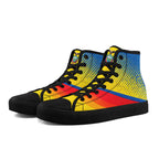 Custom Ecuador 2026 World Cup Sneakers DIY Country Flag Running Shoes Lightweight Sport Shoes Gift for Football Fans Personalized Team Name and Logo FN024-F009099-3