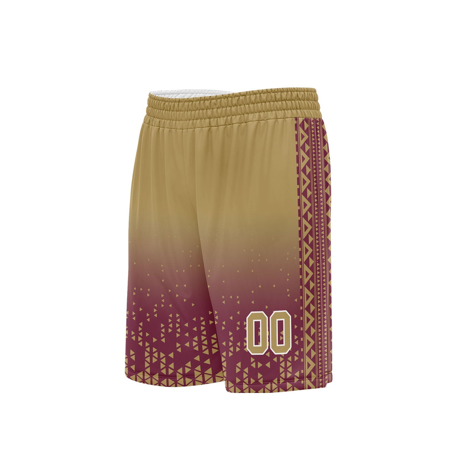 Custom Yellow Red Fade Fashion Sports Uniform Basketball Jersey BBJ01-D020102-5