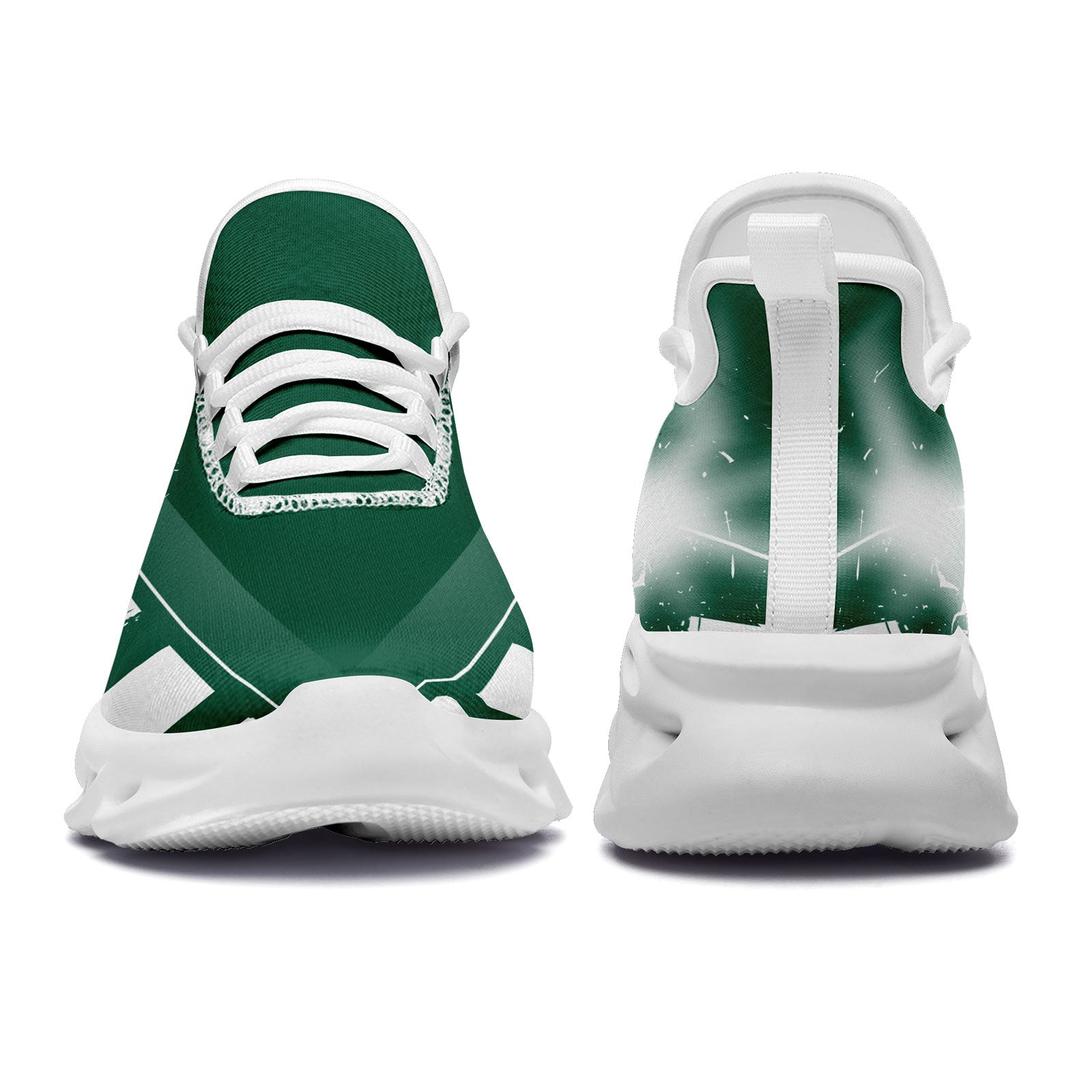 Custom Green White New York MaxSoul Shoes and Hat Combo Offer Personalized Combo ZH-D020264-28