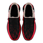 Custom Red Black Kansas City Shoes Personalized Sneaker FN042-D020279-18