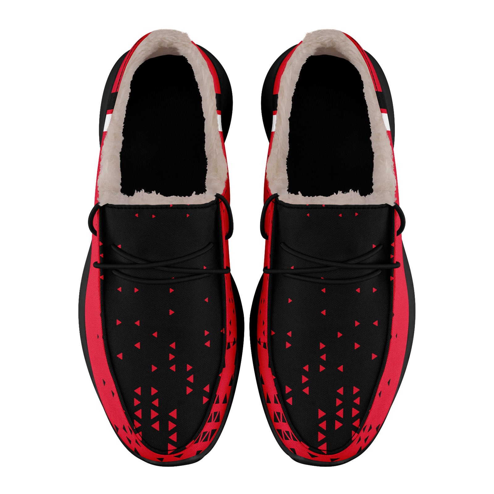 Custom Red Black Kansas City Shoes Personalized Sneaker FN042-D020279-18