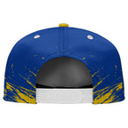 Custom Blue Yellow Los Angeles MaxSoul Shoes and Hat Combo Offer Personalized Combo ZH-D020264-15