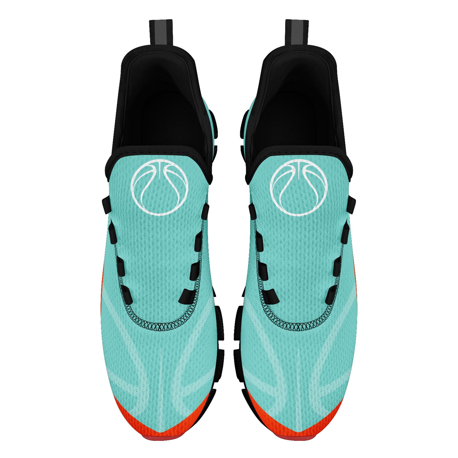 Custom Orange Blue Maxsoul Shoes Personalized Sneaker FN003XD-D020391-21