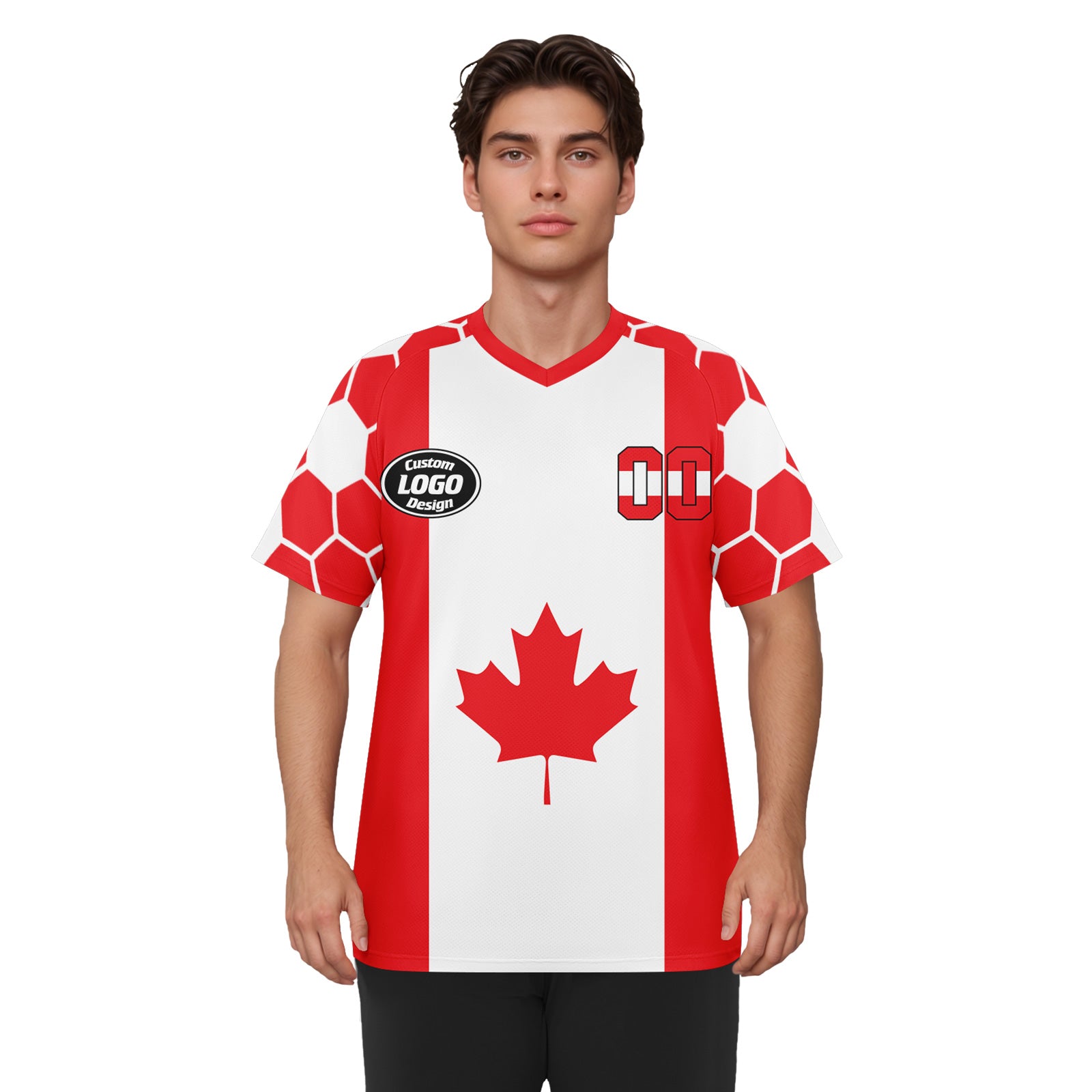 Custom Canada 2026 World Cup Football Shirt Customized Soccer Jersey for Fans Add Your Name & Number FZ190-F023094-2