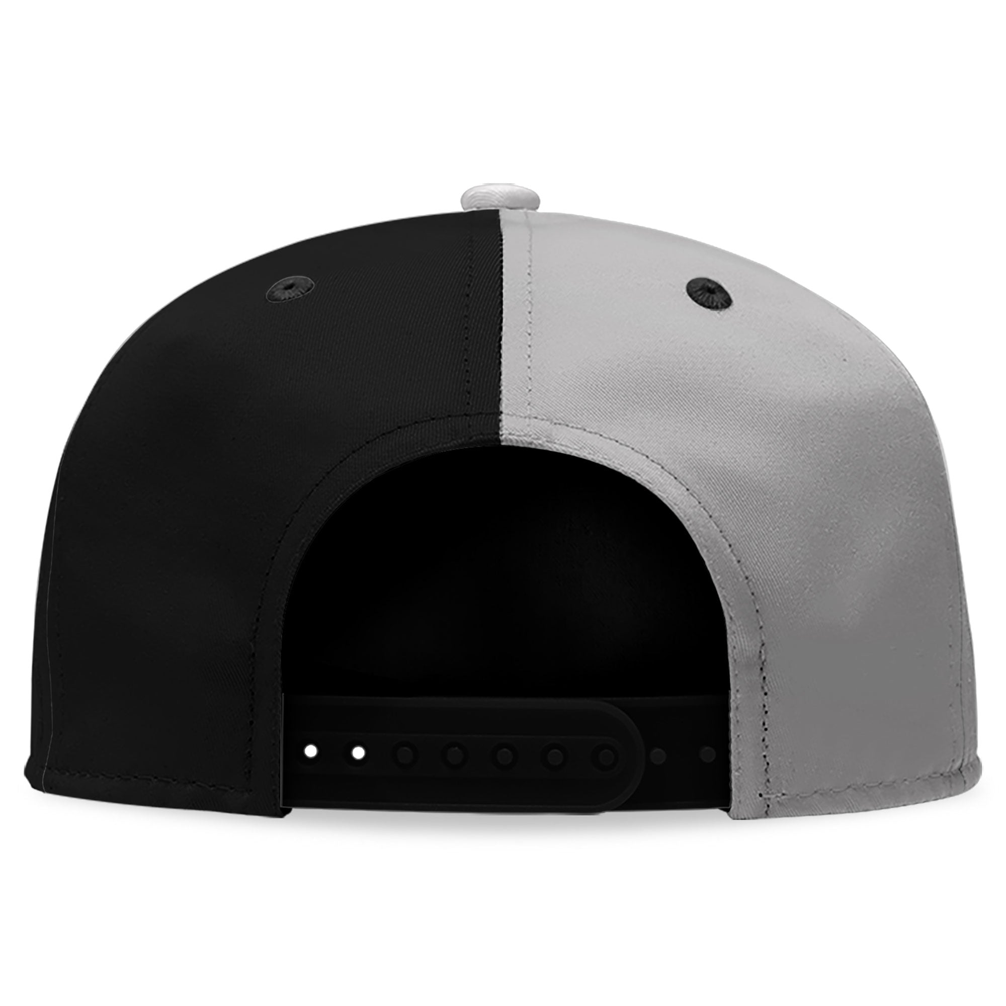 Custom Grey Black Las Vegas Hat Sport Design Cap Stitched Adjustable Personalized PR067B-D028017-26