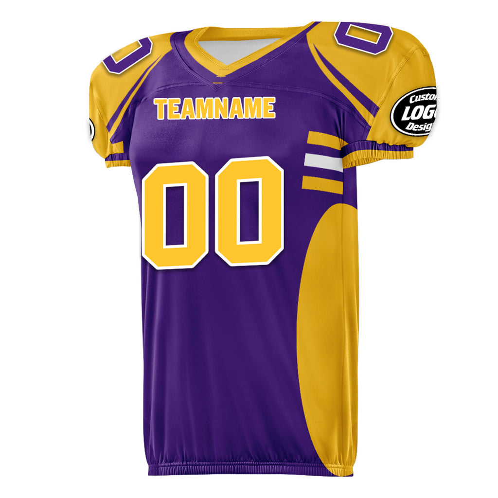 Custom Purple White Minnesota High-Performance American Football Jersey FBJ06-D023001-17