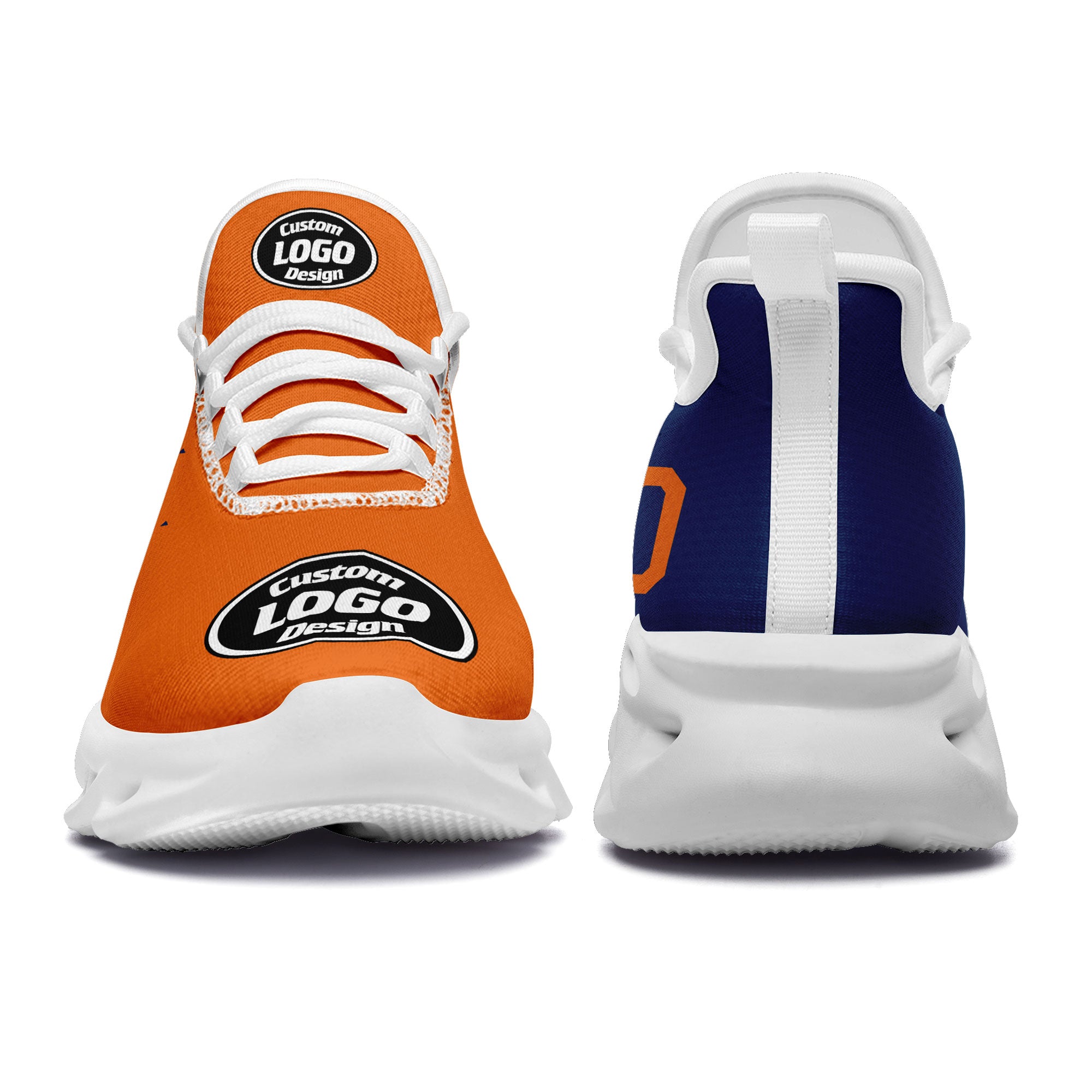 Custom Orange Blue Jersey MaxSoul Shoes and Hat Combo Offer Personalized ZH-D0b0090-b