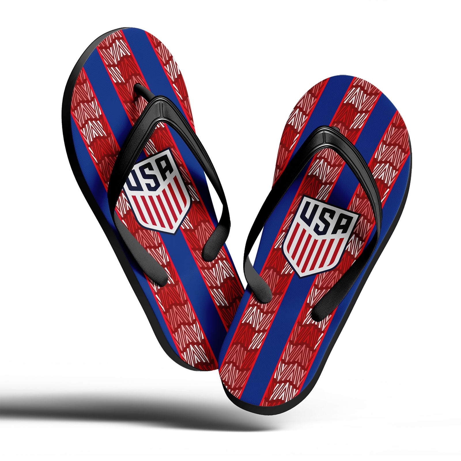 Custom United States 2026 World Cup Sneakers DIY Country Flag Running Shoes Lightweight Sport Shoes Gift for Football Fans Personalized Team Name and Logo FN058-F028041-1