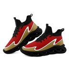 Custom Red Gold Maxsoul Shoes Personalized Sneaker FN030A-E020011-18