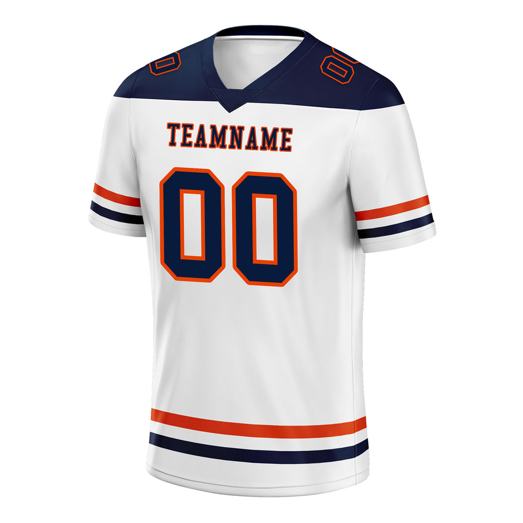 Custom Chicago Personalized Authentic Football Jersey FBJ02-E0607-21