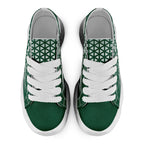 Custom Green White New York Football Jersey and Sports Shoes Combo Offer Personalized Combo ZH-D023031-28