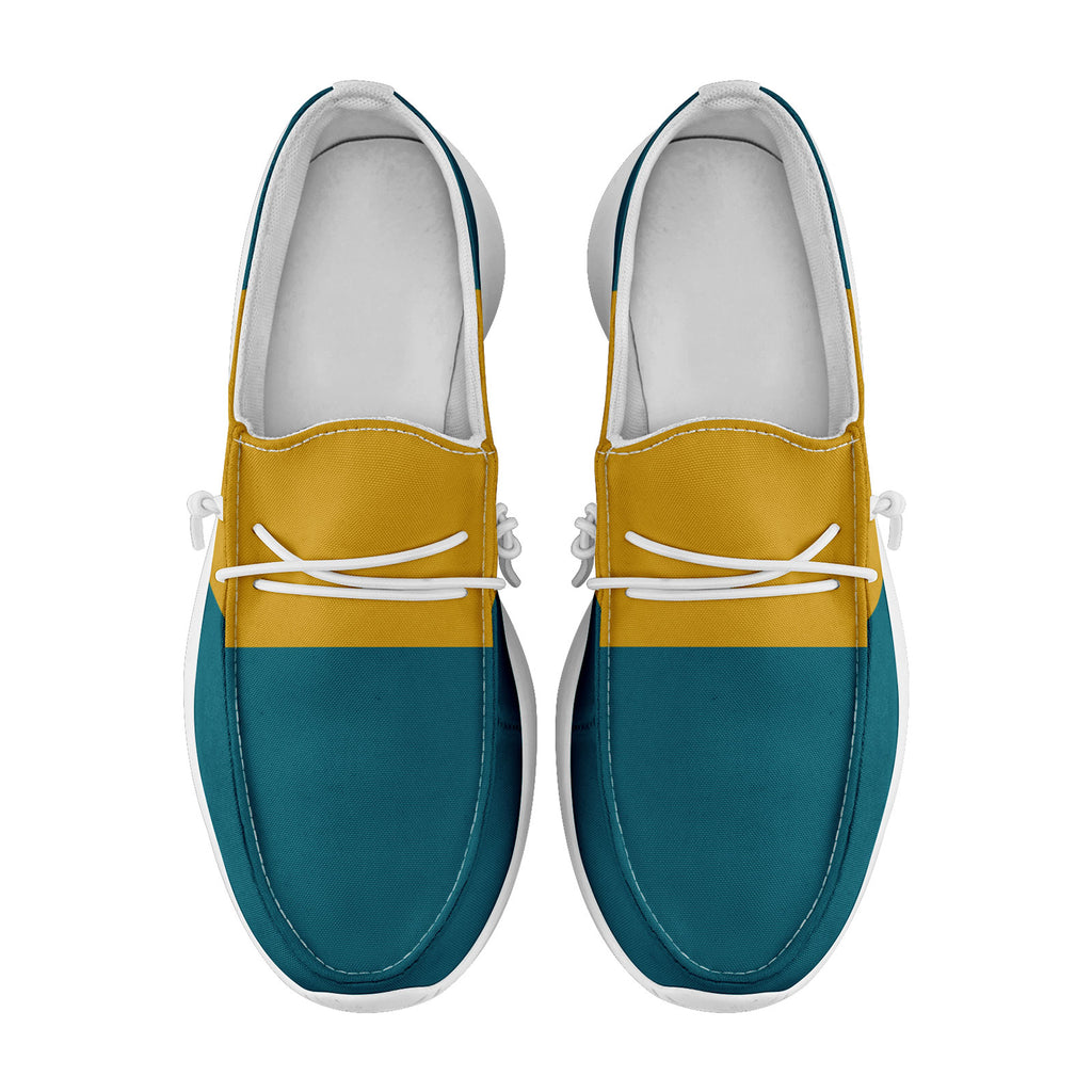 Custom Green Yellow Jacksonville Jacket and Sports Shoes Combo Offer Personalized Combo ZH-D020294-16