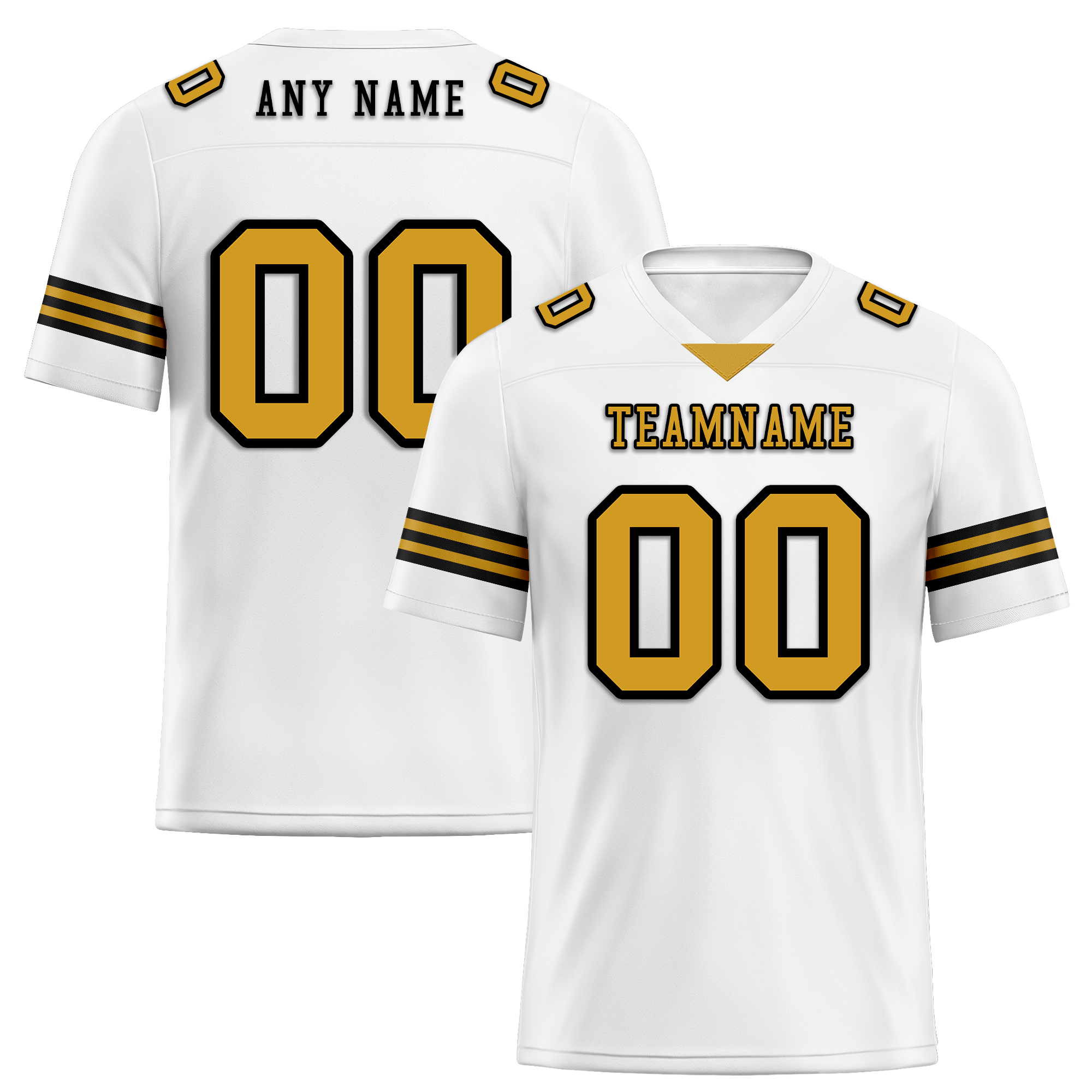 Custom White Classic Style Personalized Authentic Football Jersey FBJ02-bd0a70a0