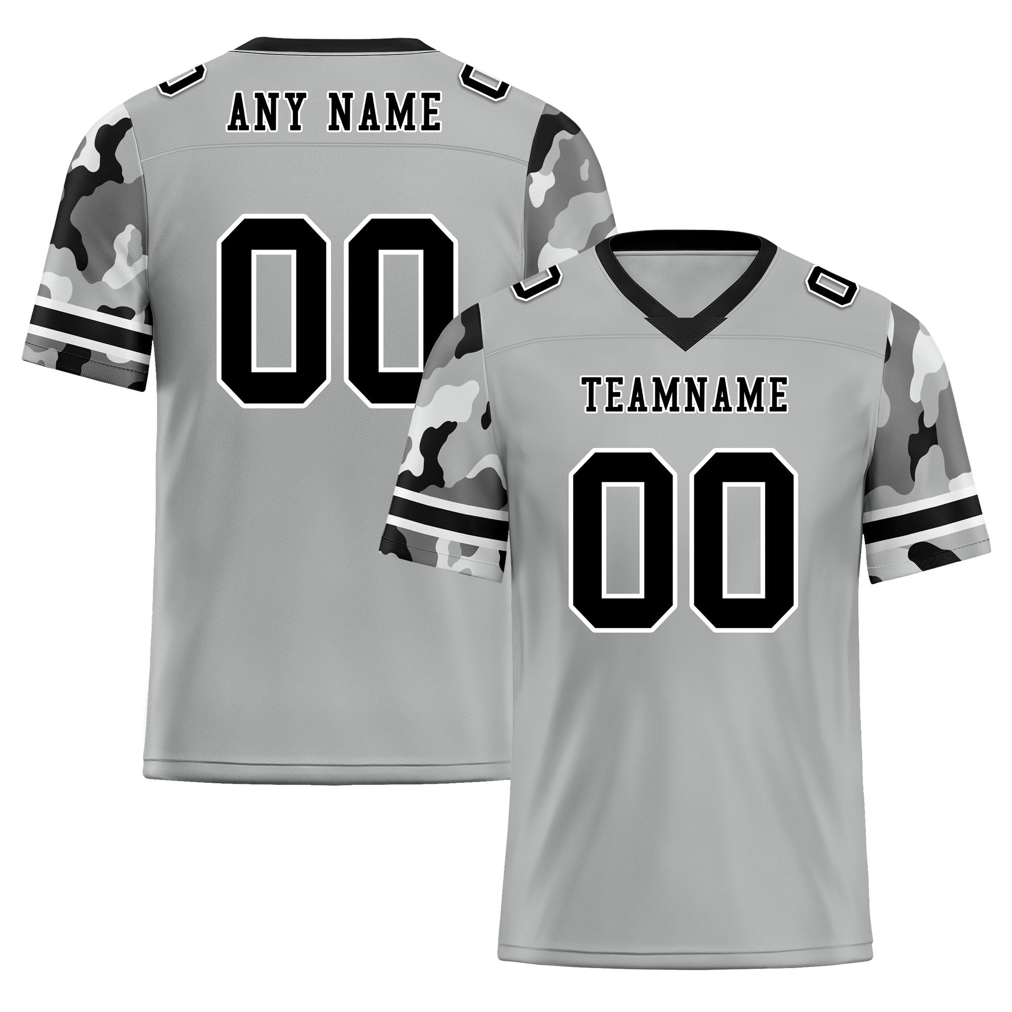 Custom Camo Personalized Authentic Football Jersey FBJ02-D06125
