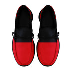 Custom Red Blue Houston Jacket and Sports Shoes Combo Offer Personalized Combo ZH-D020294-12