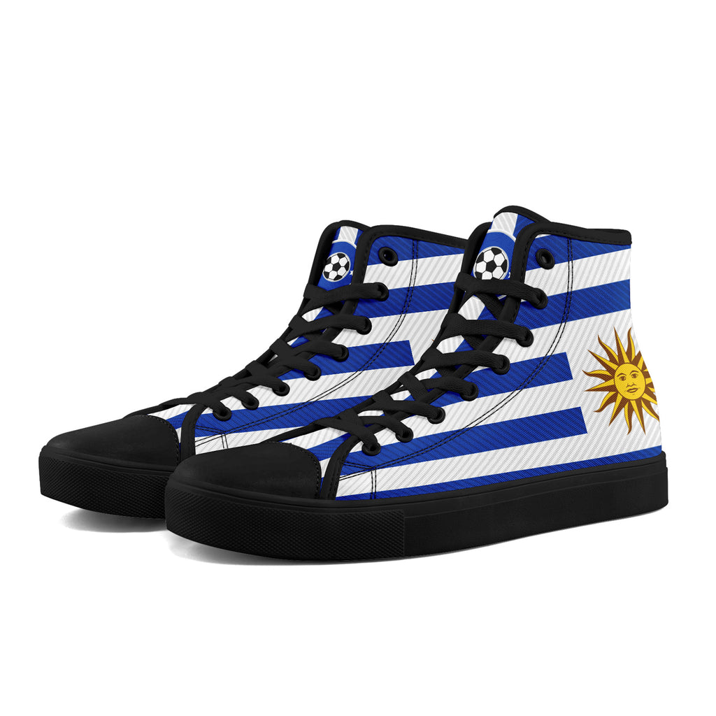 Custom Uruguay 2026 World Cup Sneakers DIY Country Flag Running Shoes Lightweight Sport Shoes Gift for Football Fans Personalized Team Name and Logo FN024-F009089-4