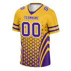 Custom Purple White Minnesota Football Jersey and Sports Shoes Combo Offer Personalized Combo ZH-D023031-17