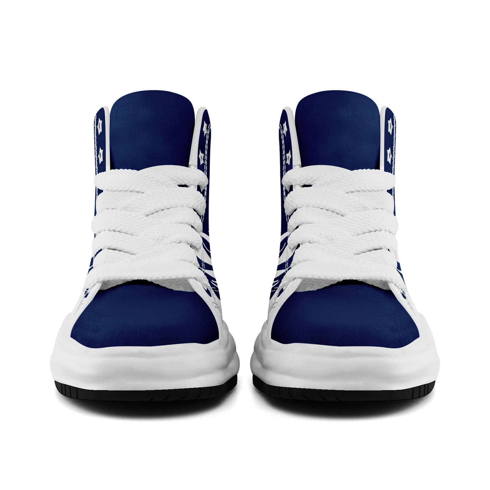 Custom Blue White Dallas Football Jersey and Firesoul Sports Shoes Combo Offer Personalized Combo ZH-D020273-9