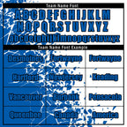 Custom Blue White Soccer Sets Jersey Personalized SCJ101-D28008