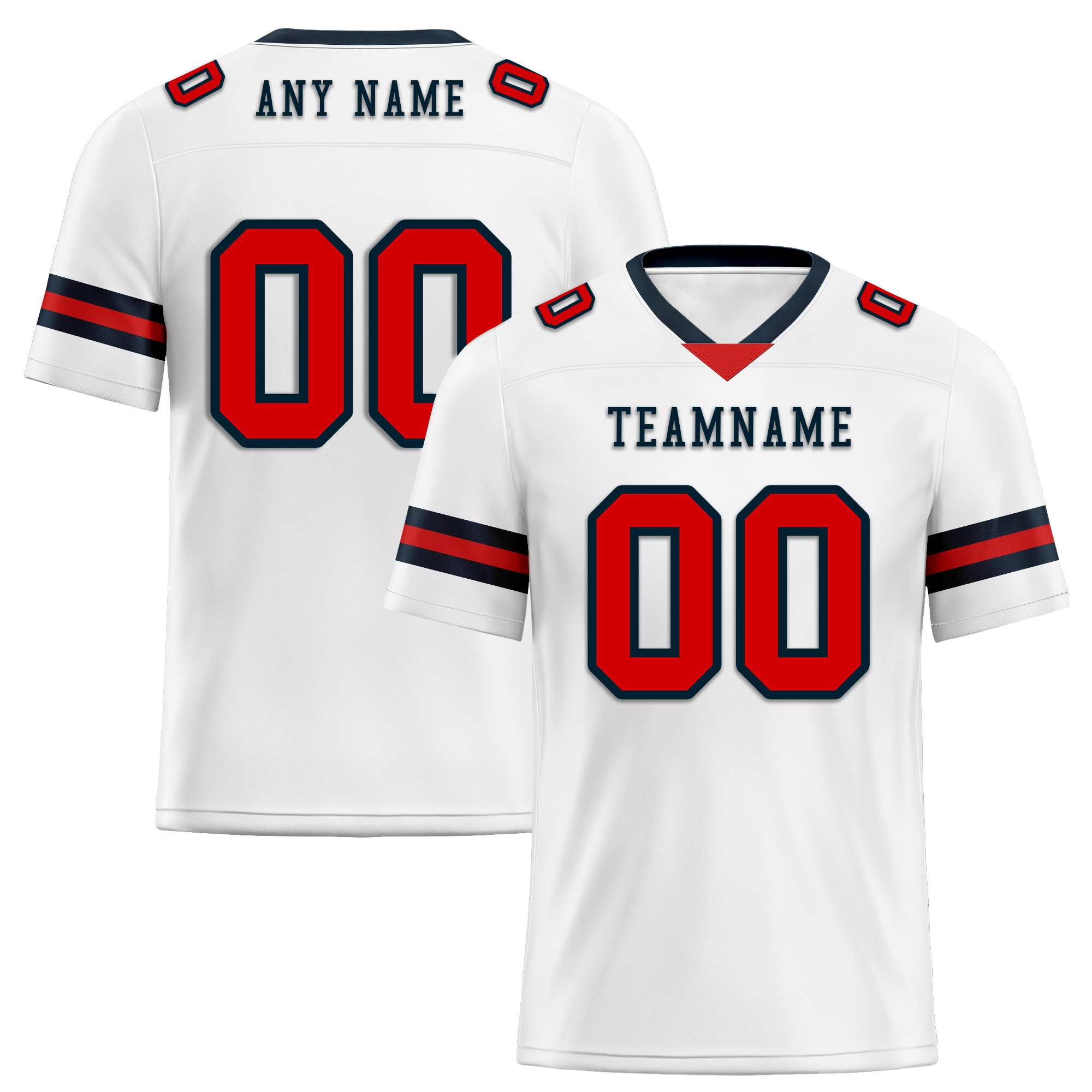 Custom White Classic Style Personalized Authentic Football Jersey FBJ02-bd0a70b7