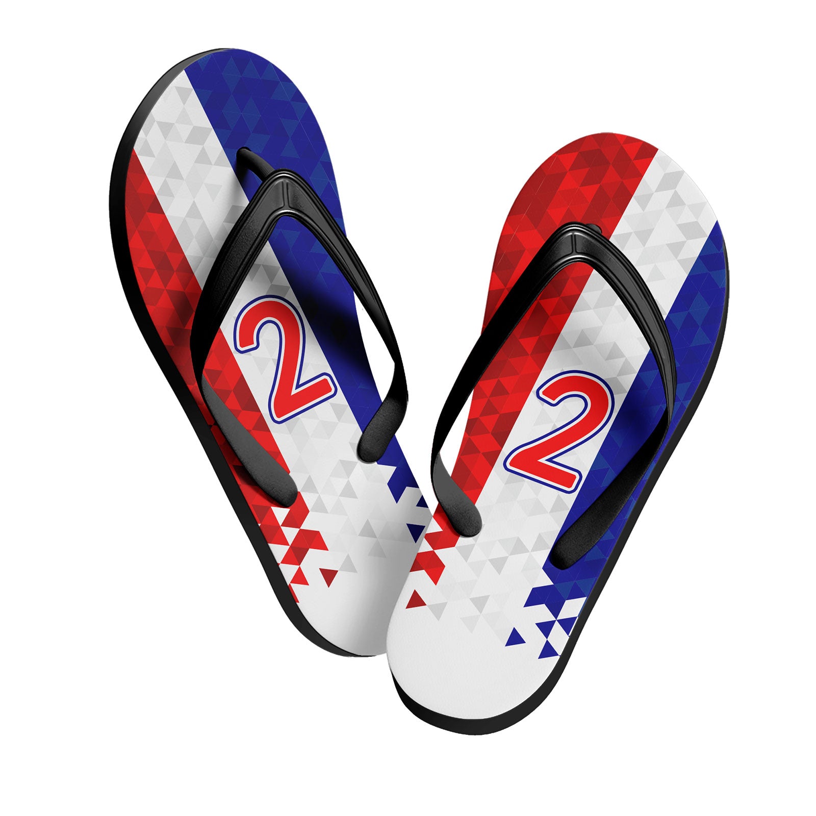 Custom Croatia 2026 World Cup Sneakers DIY Country Flag Running Shoes Lightweight Sport Shoes Gift for Football Fans Personalized Team Name and Logo FN058-F009140-4