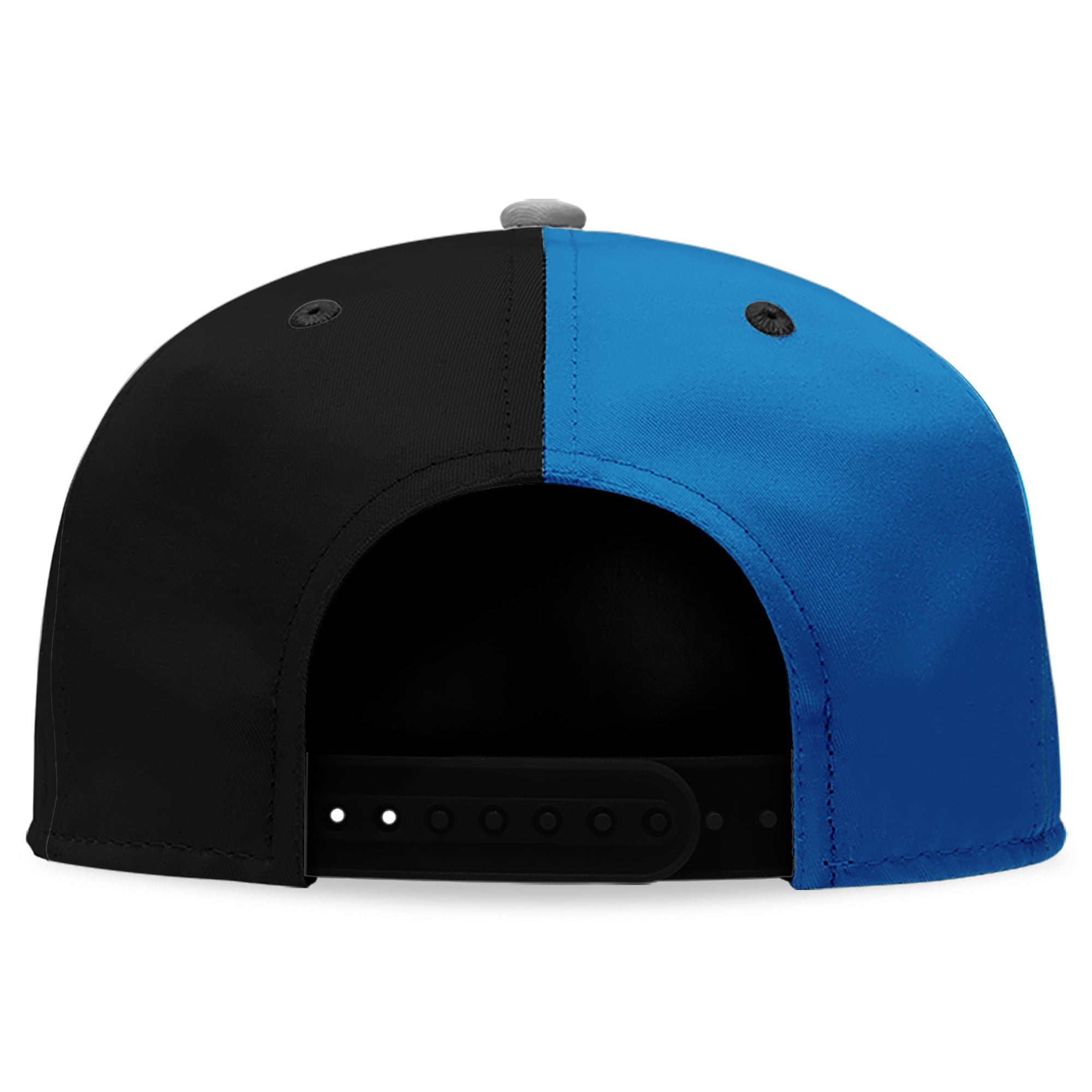 Custom Blue Black North Carolina Hat Sport Design Cap Stitched Adjustable Personalized PR067B-D028017-3