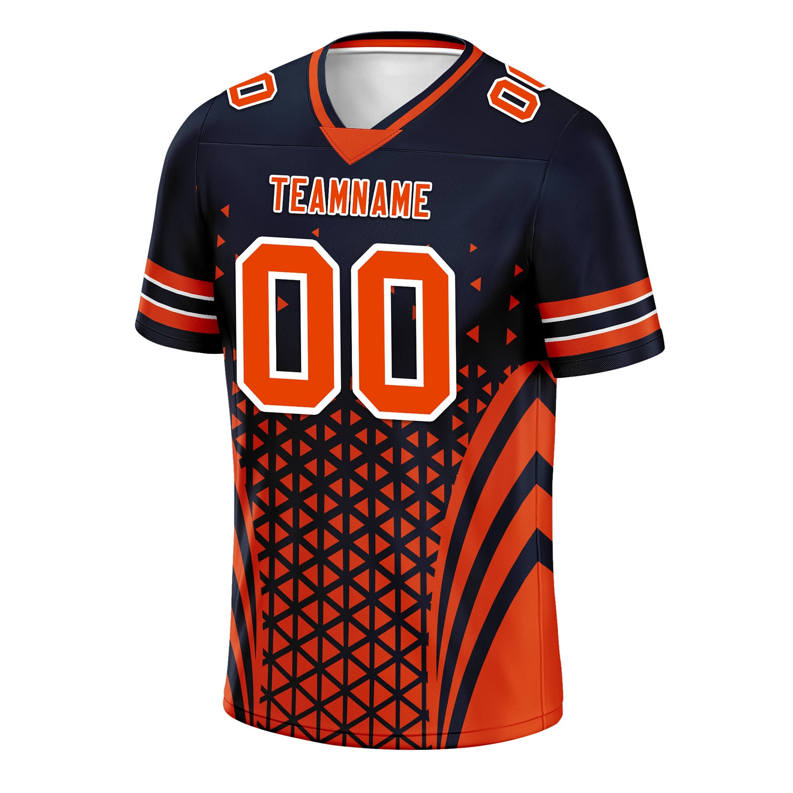 Custom Black Orange Illinois Football Jersey and Sports Shoes Combo Offer Personalized Combo ZH-D023031-7