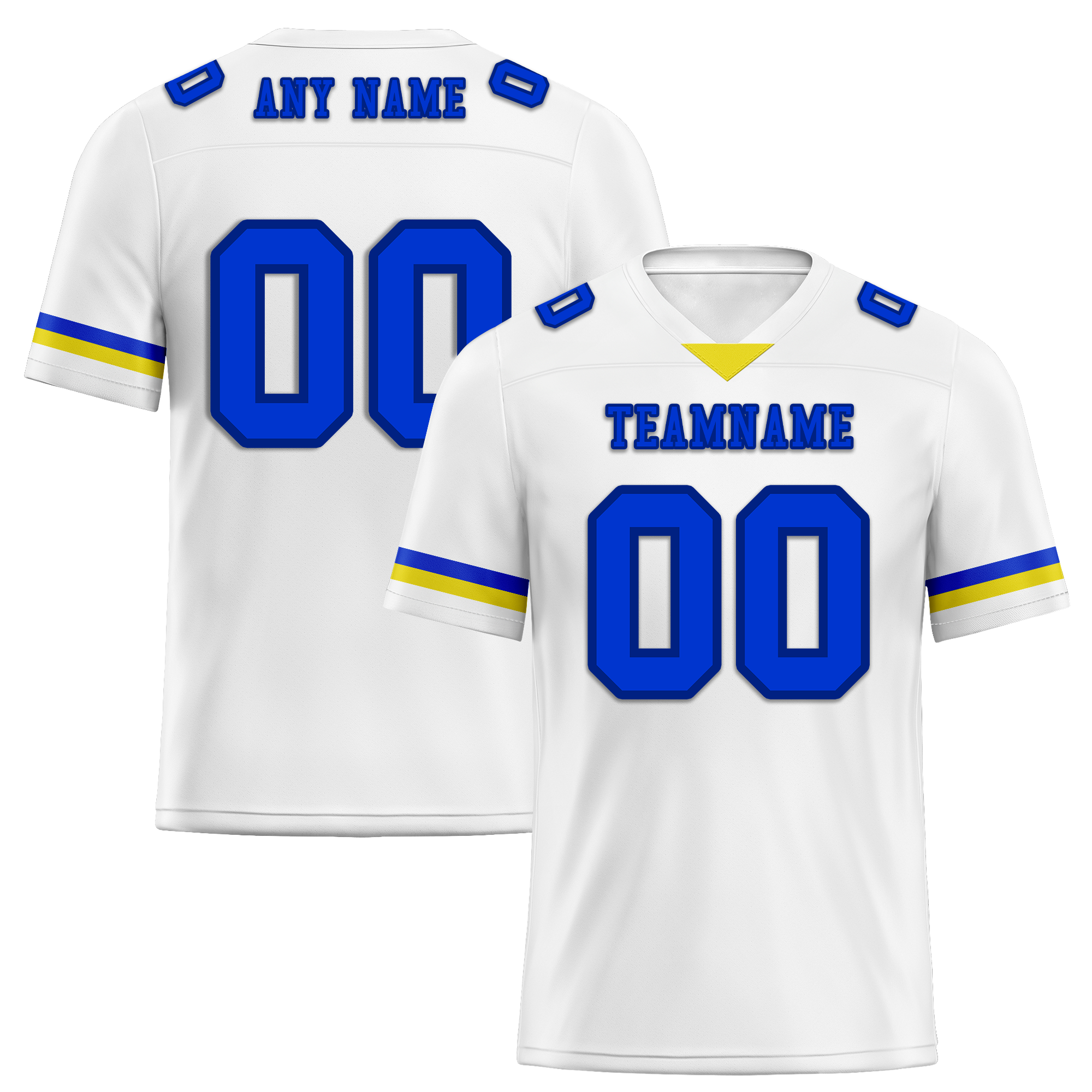 Custom White Classic Style Personalized Authentic Football Jersey FBJ02-bd0a7008