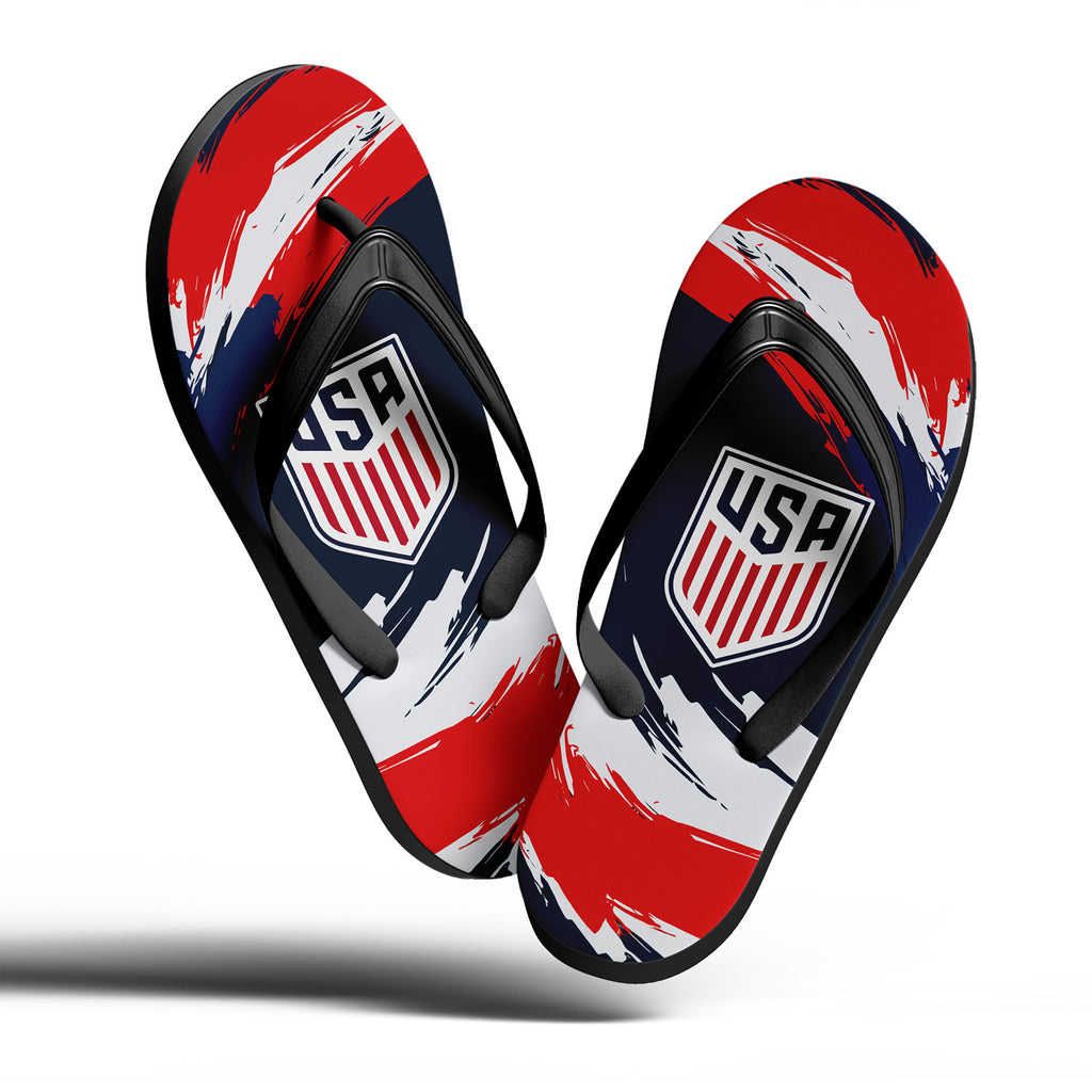 Custom United States 2026 World Cup Sneakers DIY Country Flag Running Shoes Lightweight Sport Shoes Gift for Football Fans Personalized Team Name and Logo FN058-F028041-18