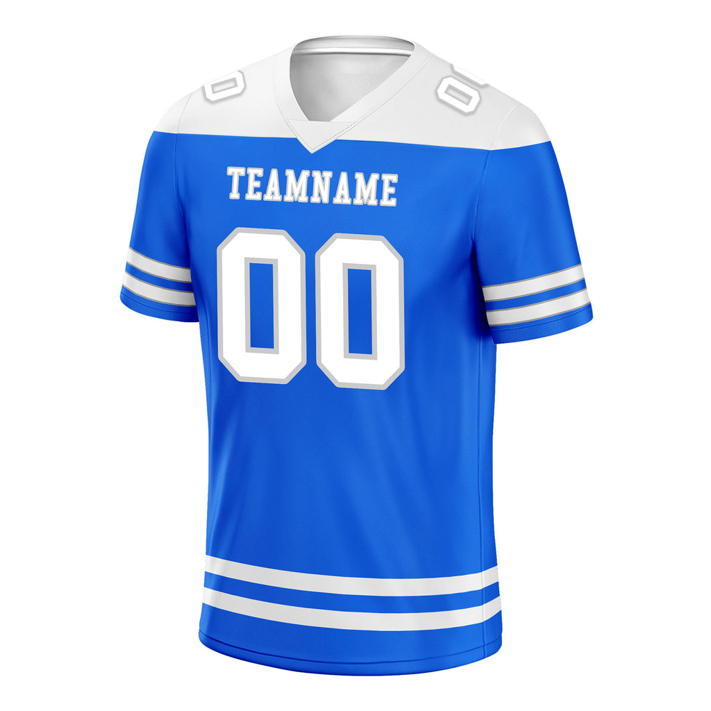 Custom Detroit Personalized Authentic Football Jersey FBJ02-E0607-24