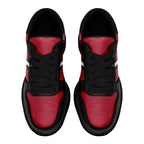 Custom Red Black Atlanta Shoes Personalized Sneaker FN032-D020389-3