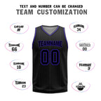 Custom Black Purple Red Toronto City Edition Personalized Reversible Basketball Set Sports Basketball Jersey BBJ01R-D0610-28