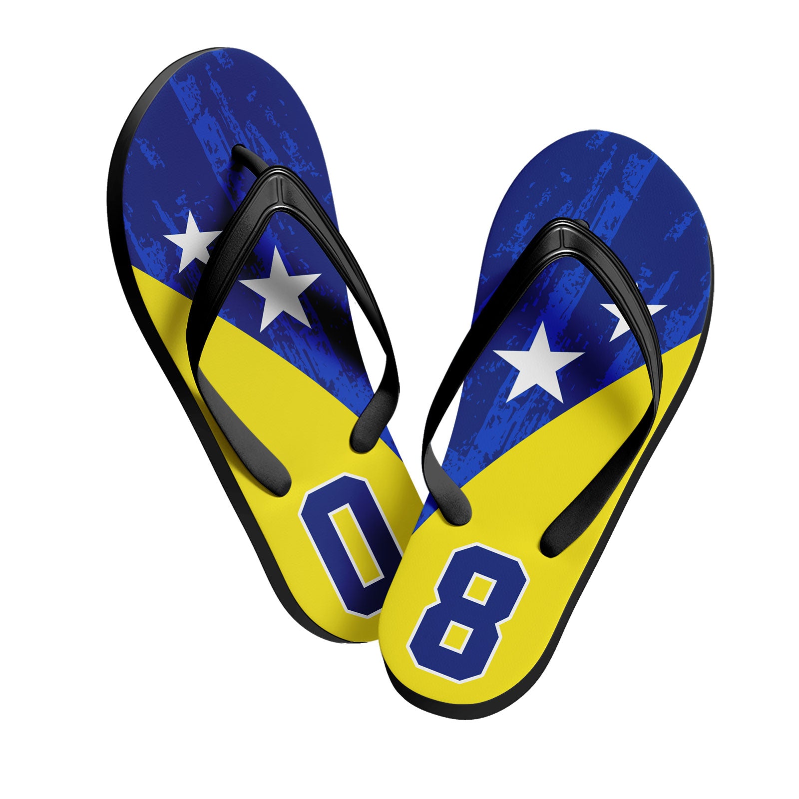 Custom Curaçao 2026 World Cup Sneakers DIY Country Flag Running Shoes Lightweight Sport Shoes Gift for Football Fans Personalized Team Name and Logo FN058-F009136-2