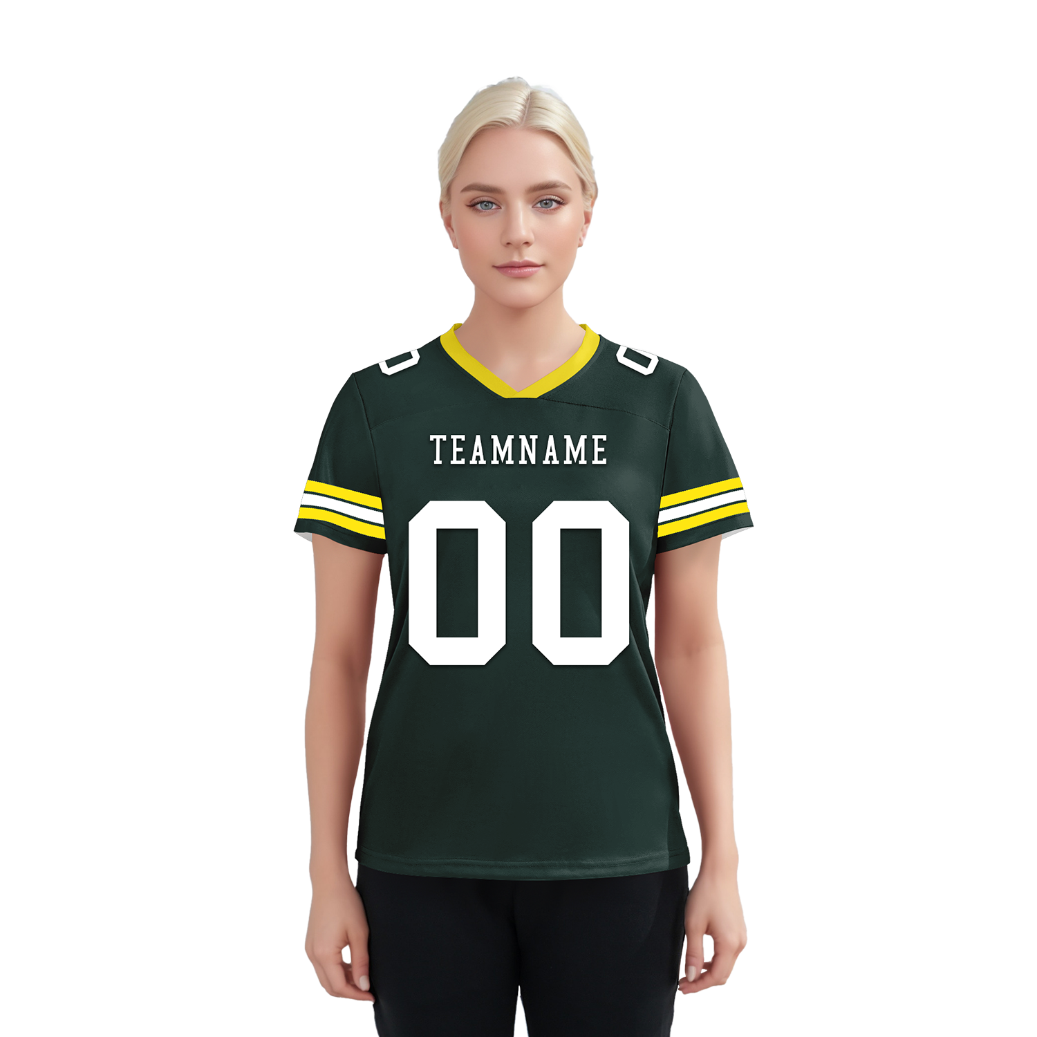 Custom Green Classic Style Personalized Authentic Football Jersey FBJ02-bd0a7007