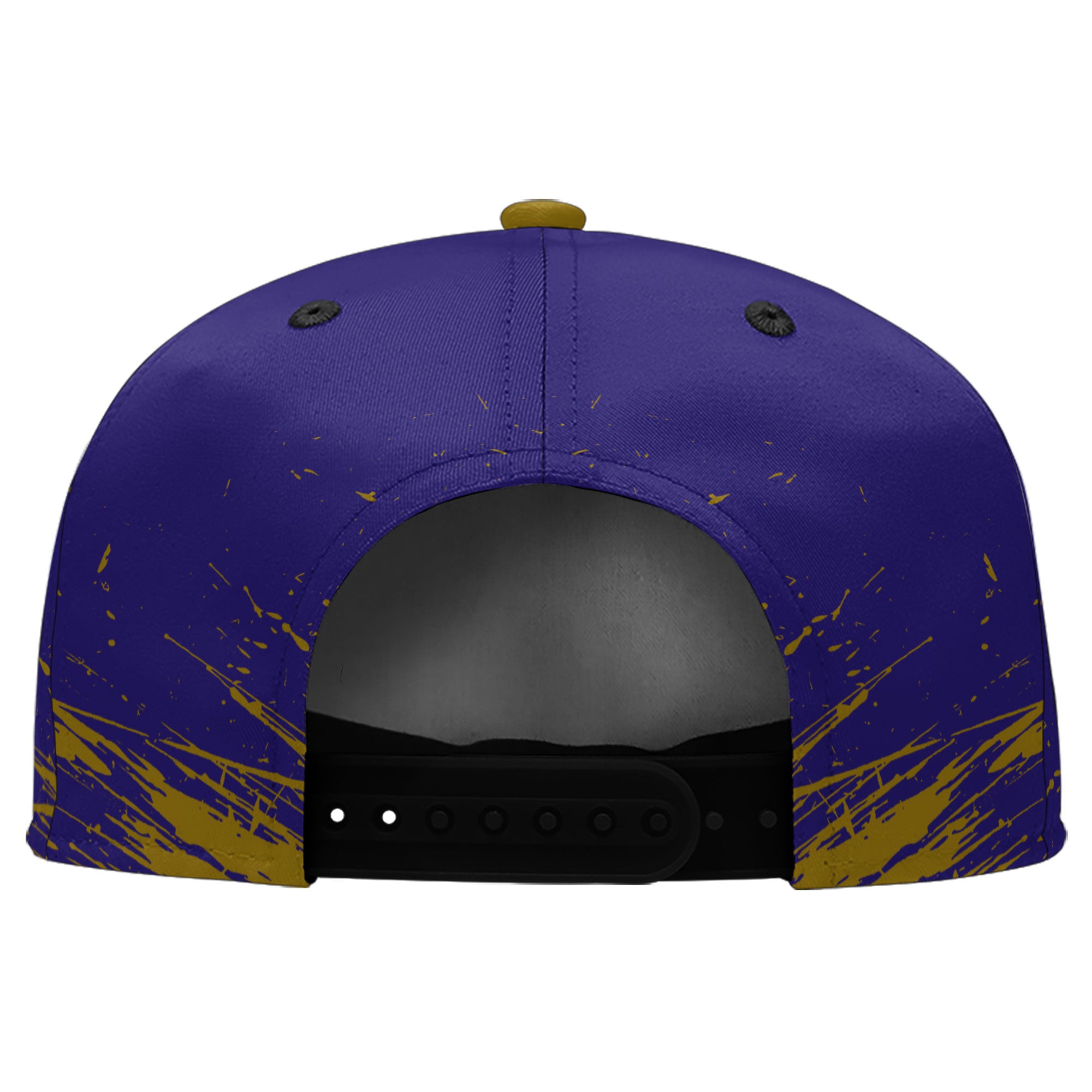 Custom Blue Yellow Baltimore Hat Sport Design Cap Stitched Adjustable Personalized PR067B-D020261-2