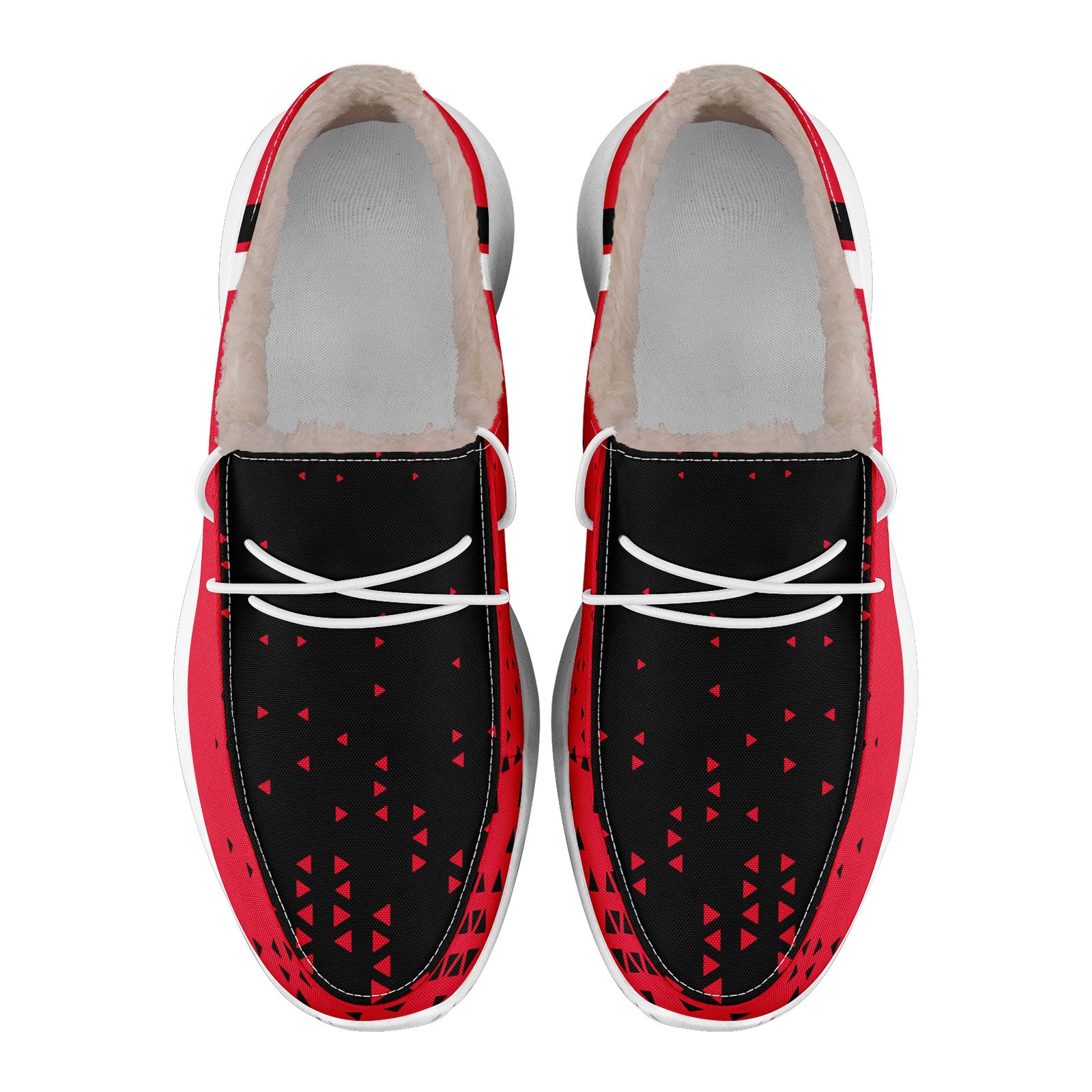 Custom Red Black Kansas City Shoes Personalized Sneaker FN042-D020279-18