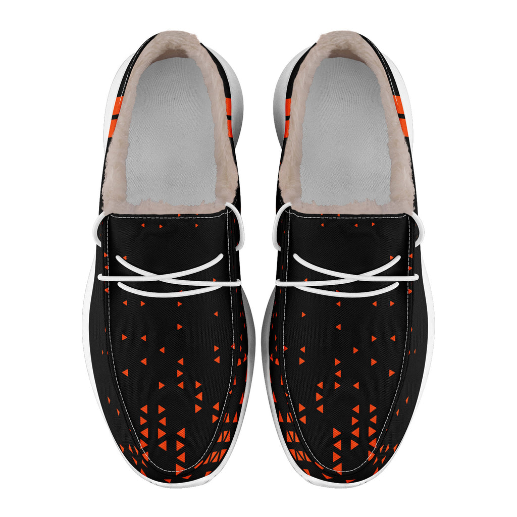 Custom Black Orange Cincinnati Shoes Personalized Sneaker FN042-D020279-6