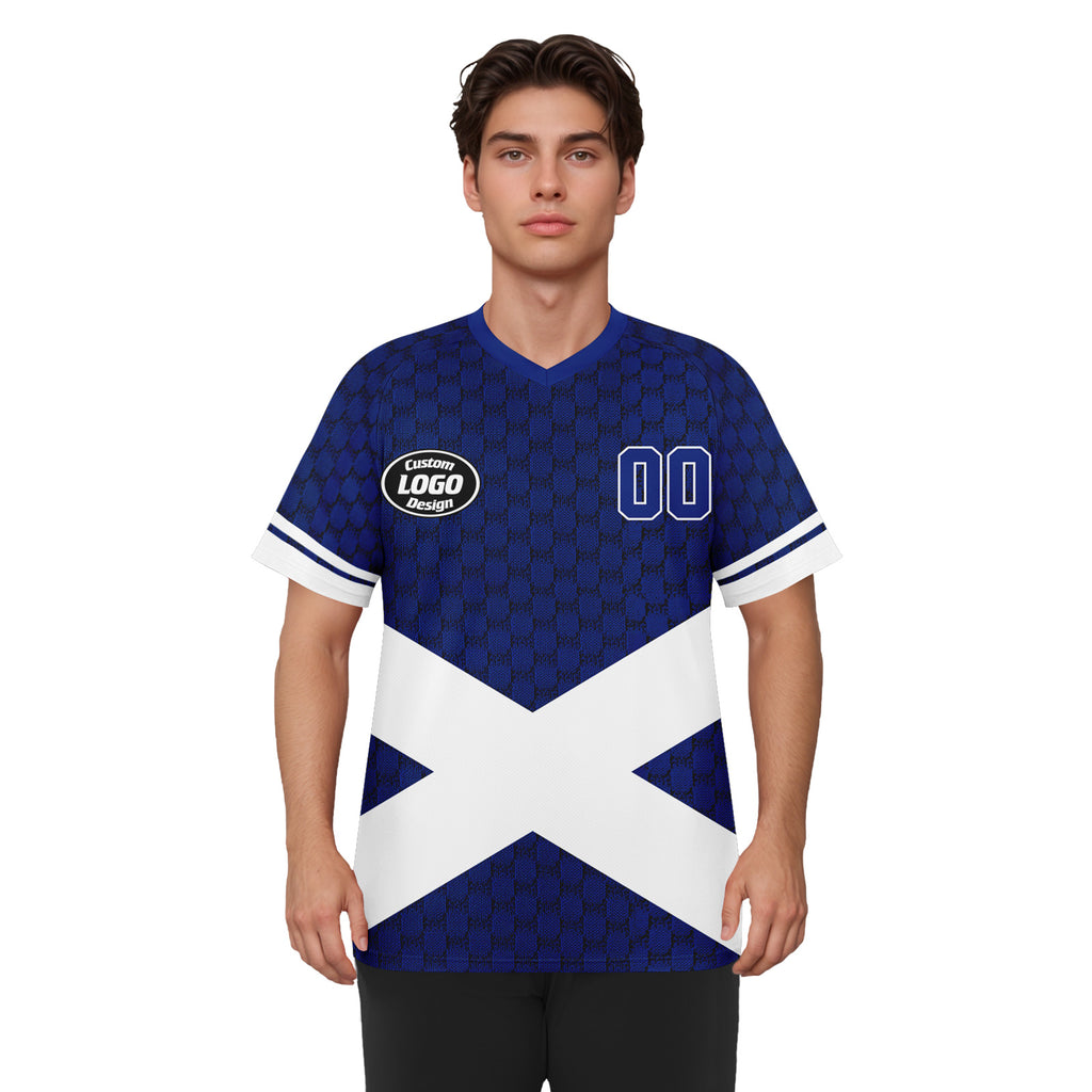 Custom Scotland 2026 World Cup Football Shirt Customized Soccer Jersey for Fans Add Your Name & Number FZ190-F020043-1