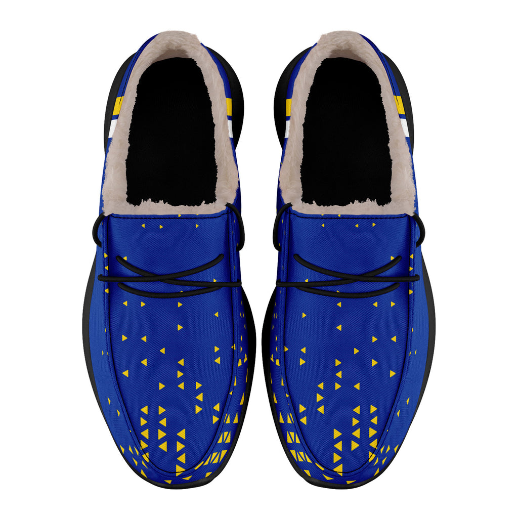 Custom Blue Yellow Los Angeles Shoes Personalized Sneaker FN042-D020279-15