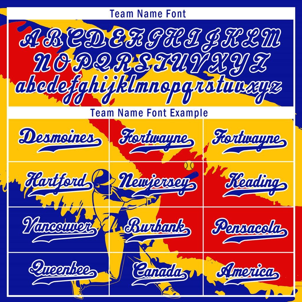 Custom Yellow Fiery Red Venezuelan Flag Personalized Authentic Baseball Jersey BSBJ01-E06022-1
