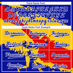 Custom Yellow Fiery Red Venezuelan Flag Personalized Authentic Baseball Jersey BSBJ01-E06022-1