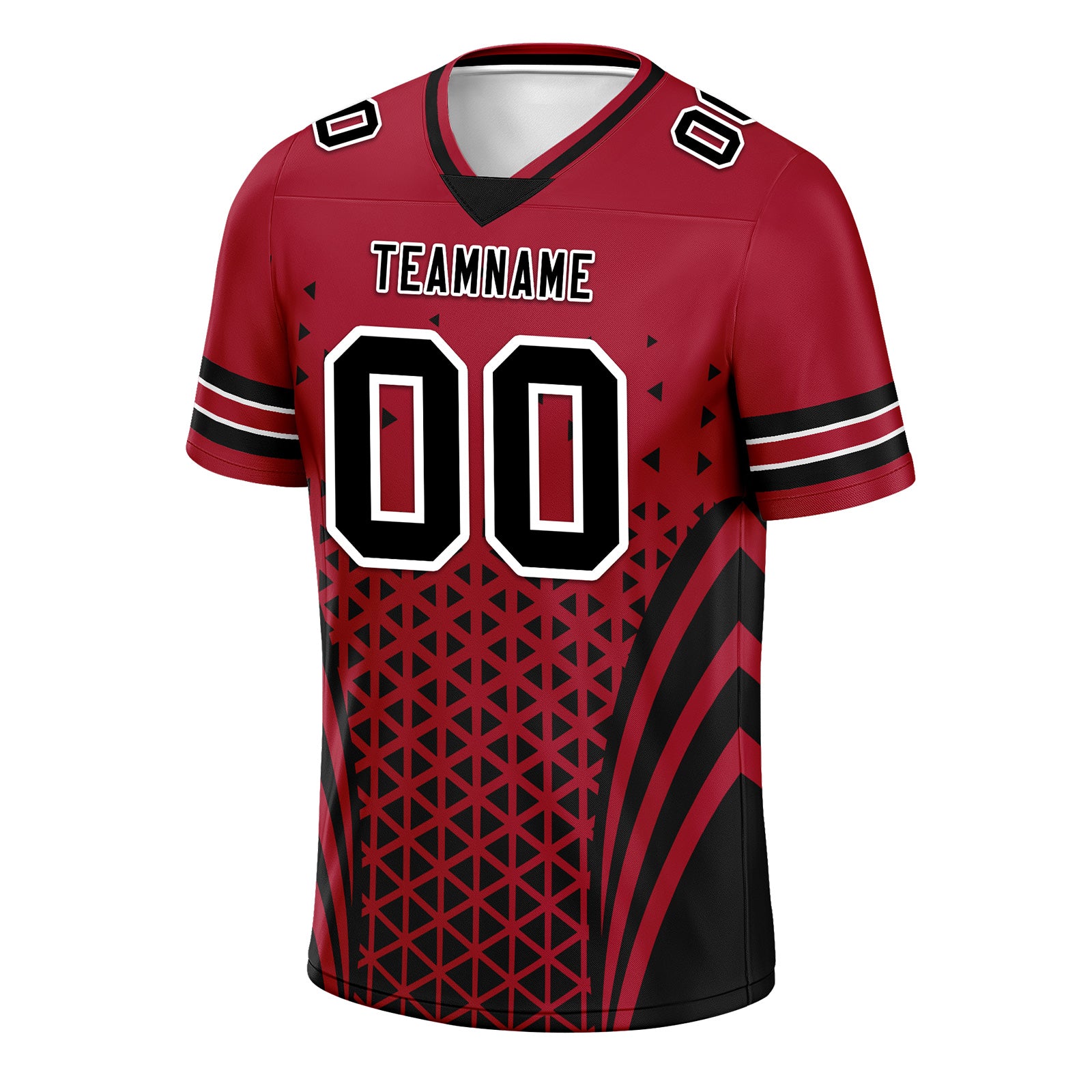 Custom Red Black Georgia Personalized Authentic Football Jersey FBJ02-D023033-3