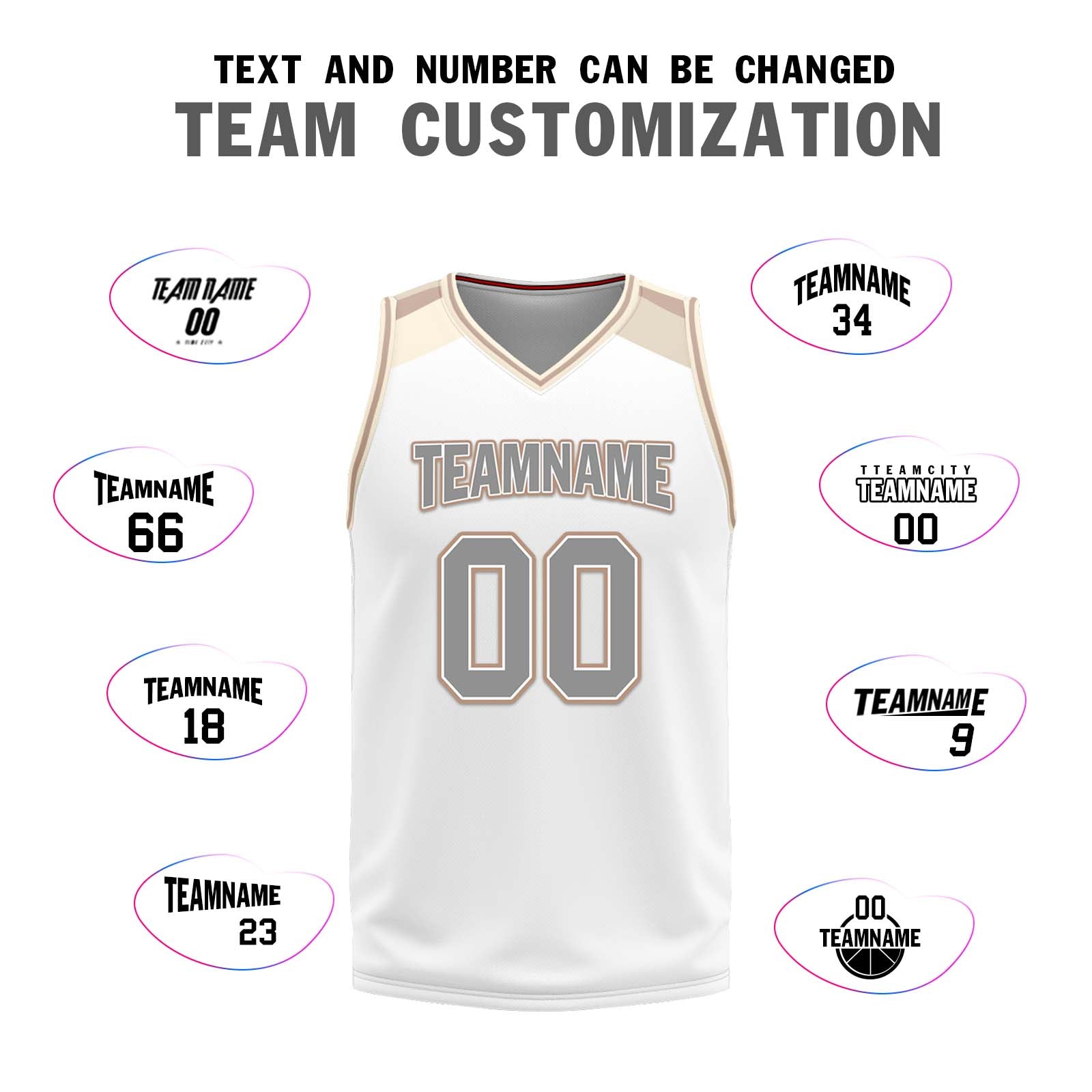 Custom White Gold Copper Chicago City Edition Personalized Reversible Basketball Set Sports Basketball Jersey BBJ01R-D0610-5