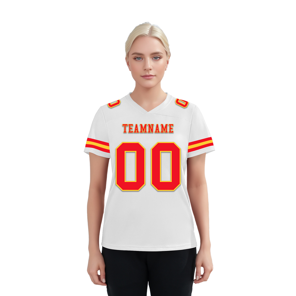 Custom White Classic Style Personalized Authentic Football Jersey FBJ02-bd0a70bd