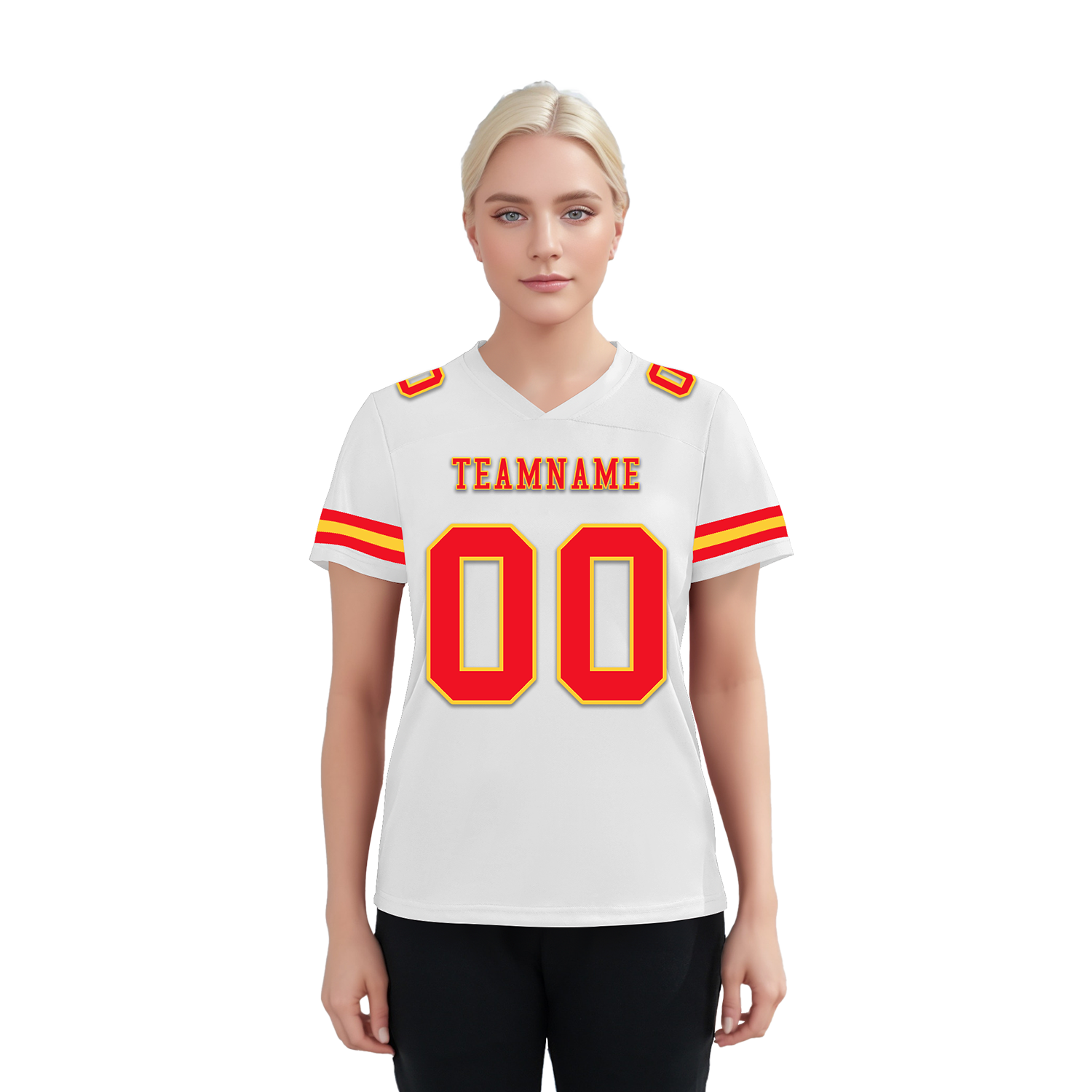 Custom White Classic Style Personalized Authentic Football Jersey FBJ02-bd0a70bd