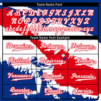 Custom Blue White Red Costa Rican Flag Personalized Authentic Baseball Jersey BSBJ01-E06022-10