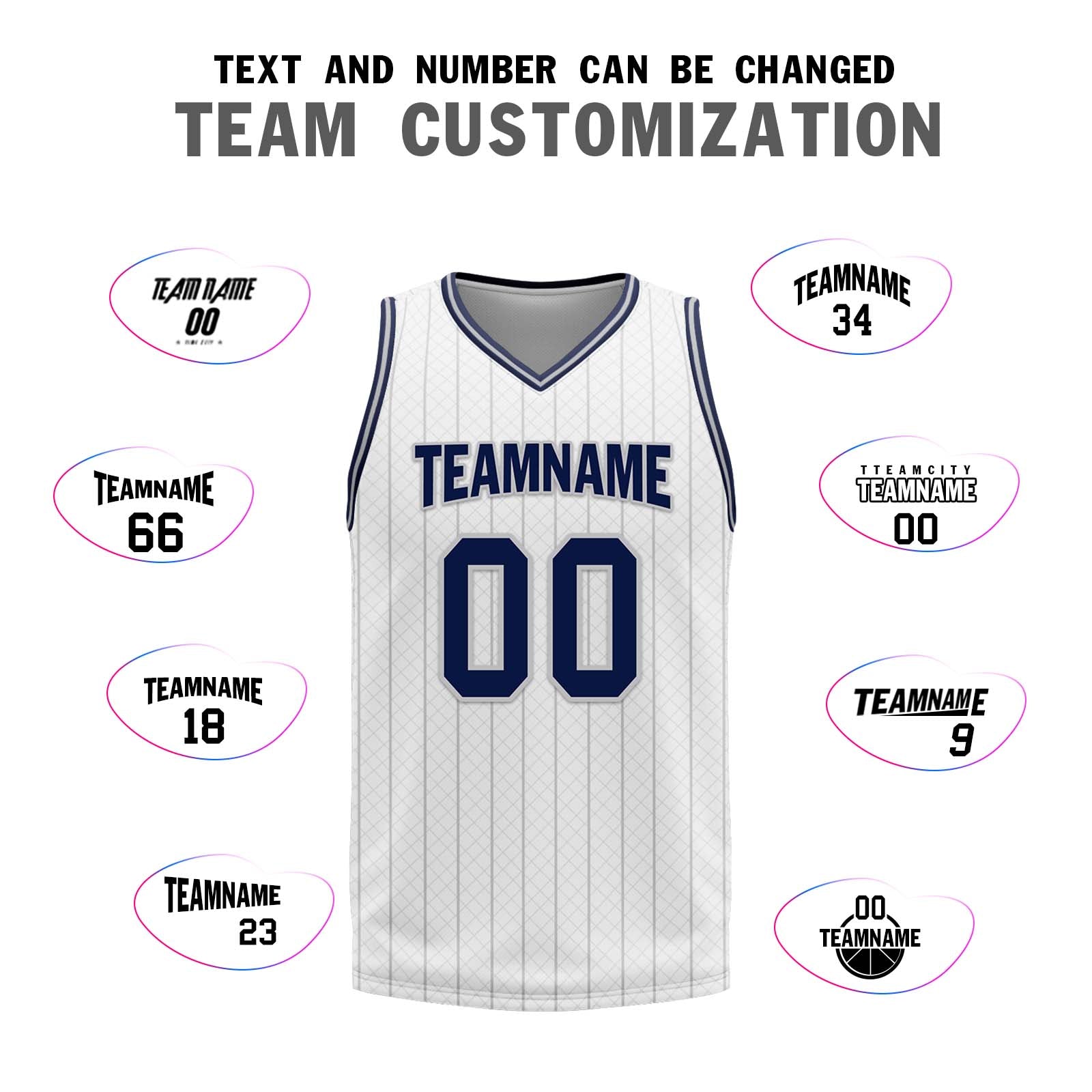 Custom White Dark Blue Black Orlando City Edition Personalized Reversible Basketball Set Sports Basketball Jersey BBJ01R-D0610-22