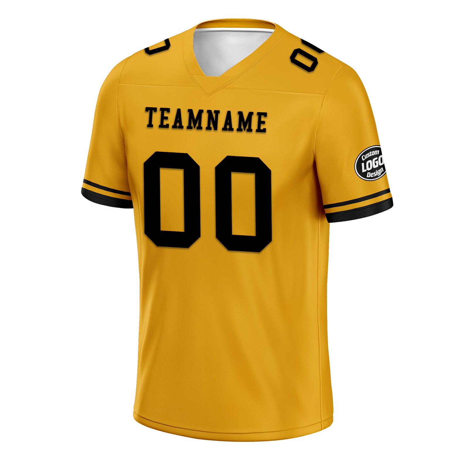 Custom Yellow Black Pittsburgh Football Jersey and Firesoul Sports Shoes Combo Offer Personalized Combo ZH-D020273-30