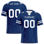 Custom Blue Classic Style Personalized Authentic Football Jersey FBJ02-bd0a70bf