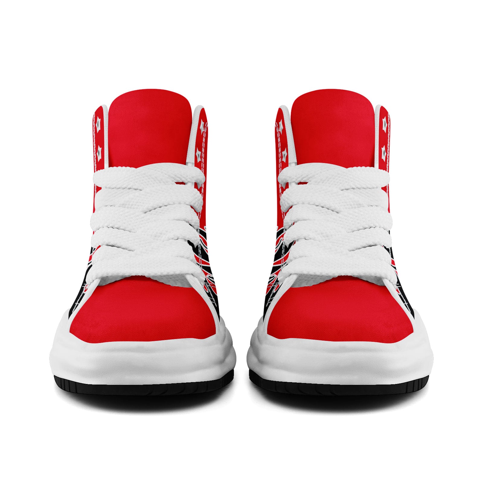 Custom Red Blue Houston Firesoul Shoes Personalized Sneaker FN039-D020272-12